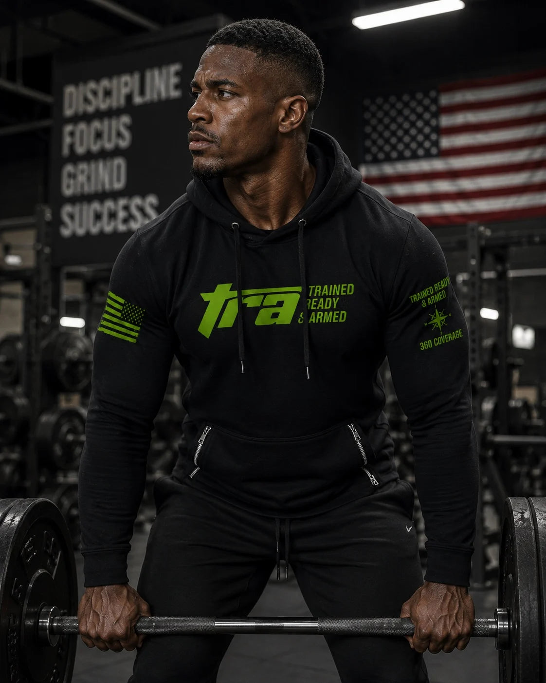 TRA 360° Performance Hoodie – Green