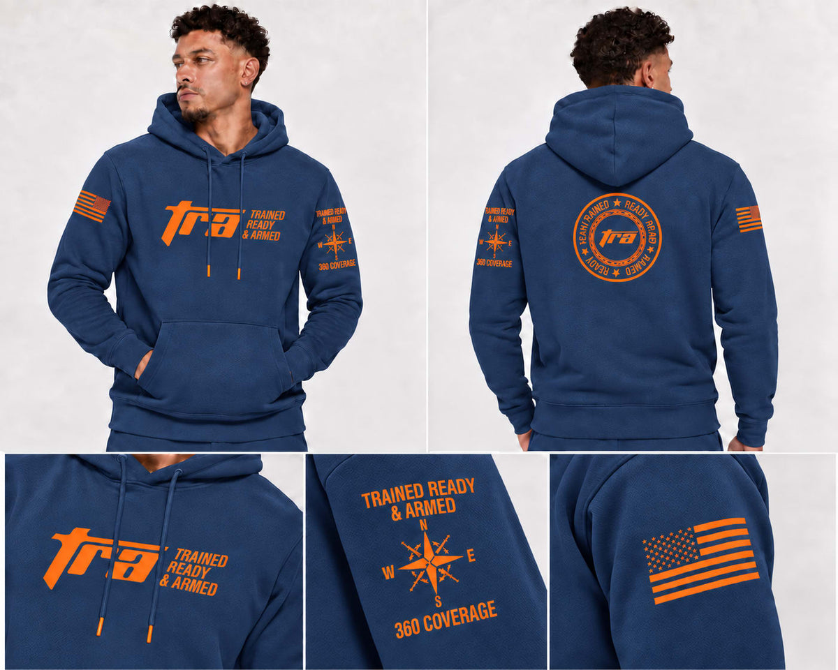 TRA Men’s 360° Signature Hoodie – Blue