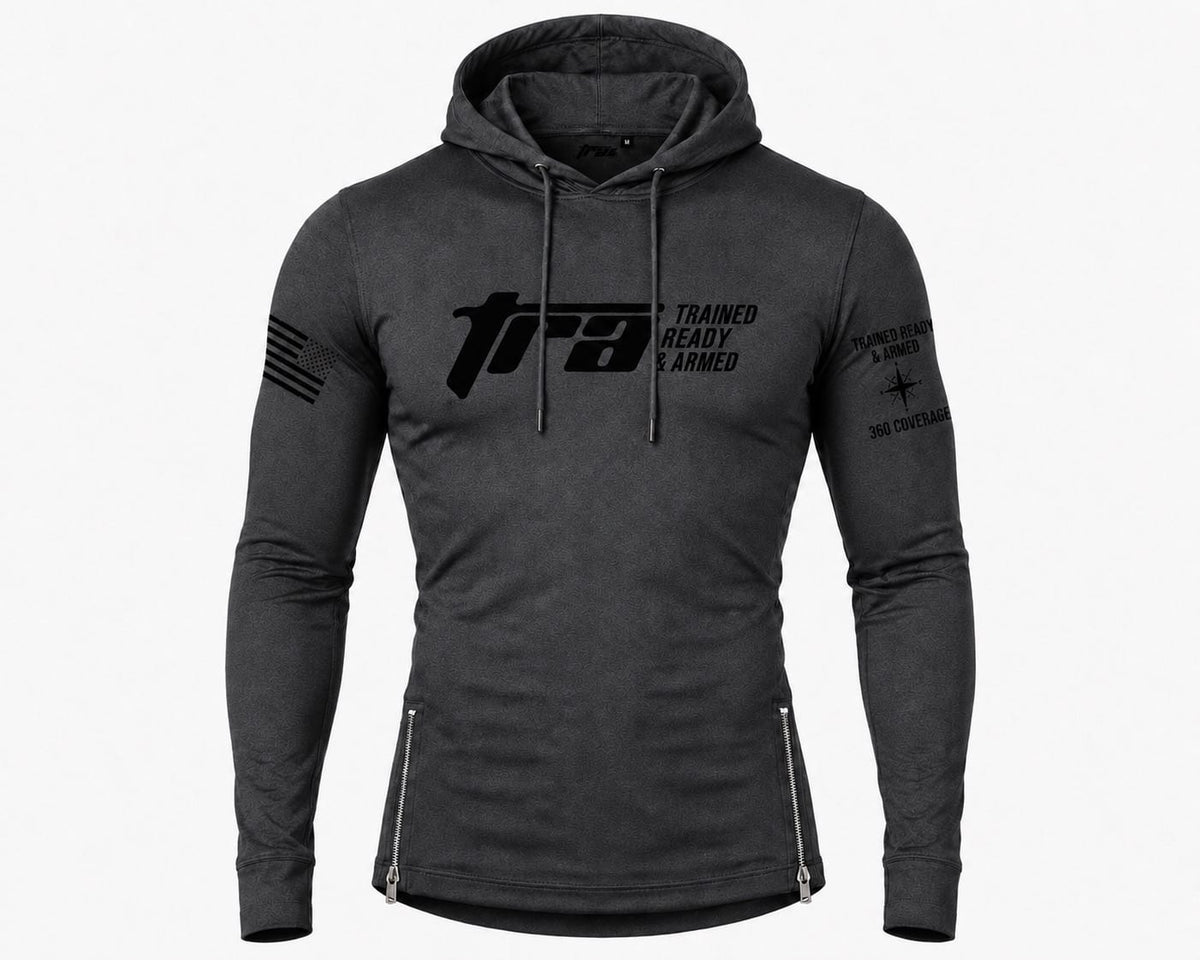 TRA Men’s 360° Performance Hoodie – Charcoal