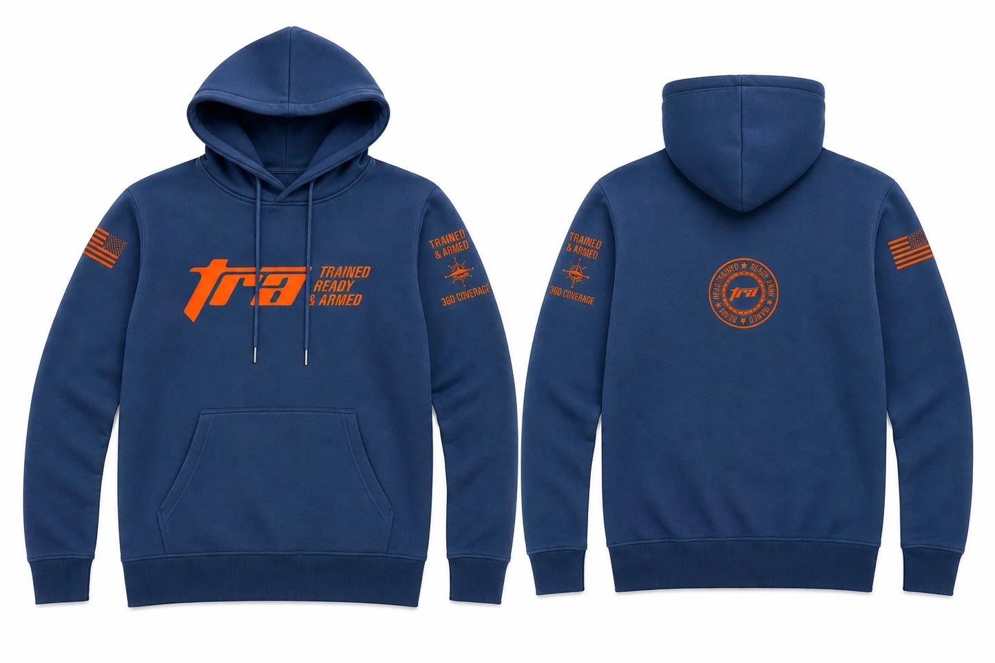 TRA Men’s 360° Signature Hoodie – Blue