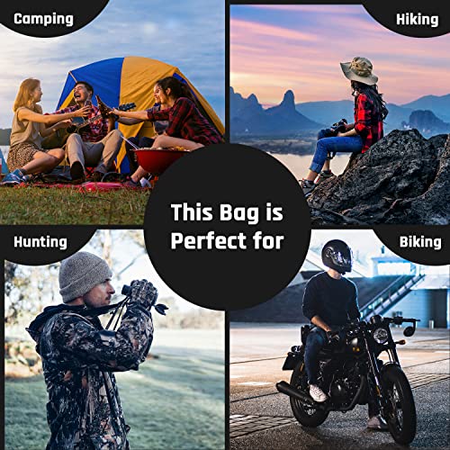 Trained Ready Armed Tactical Sling Bag for men - Comfortable Molle backpack for men (BLACK) - Trained Ready Armed Apparel