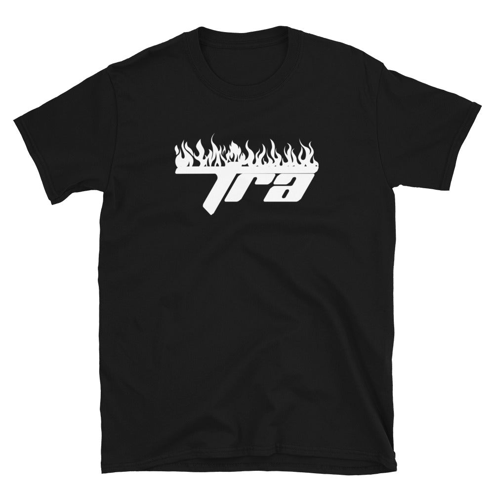 TRAINED READY ARMED BP Just Flames -O Short-Sleeve Unisex T-Shirt - Trained Ready Armed Apparel