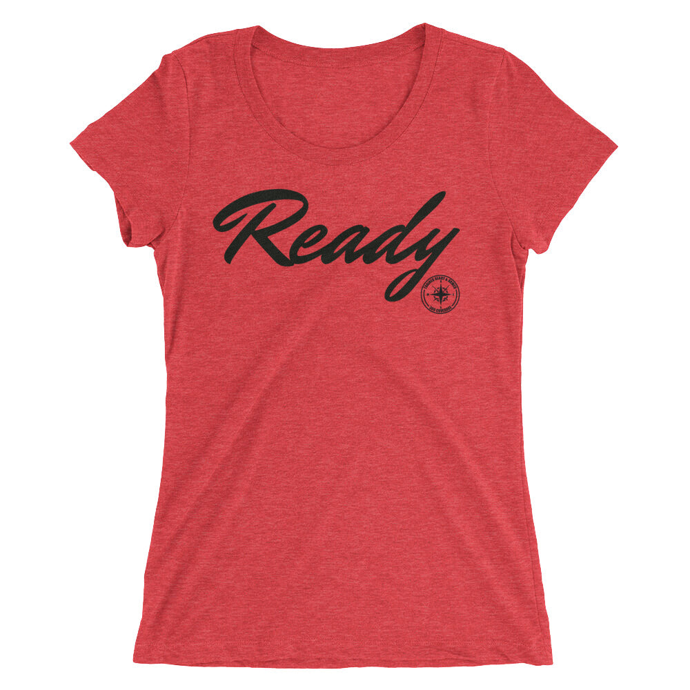 TRAINED READY ARMED (Ready Signature 360-BP524) Ladies' short sleeve t-shirt - Trained Ready Armed Apparel