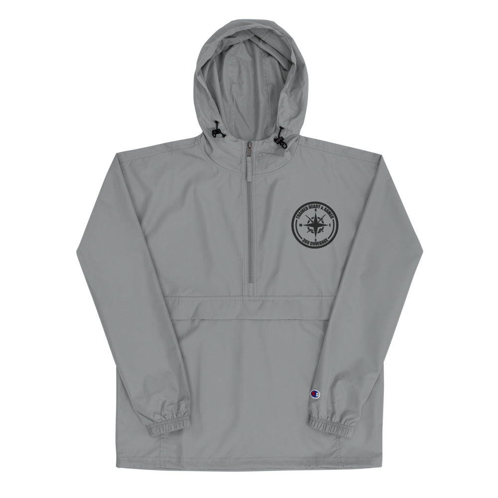 Trained Ready Armed 360 Cir-BT Embroidered Champion Packable Jacket - Trained Ready Armed Apparel
