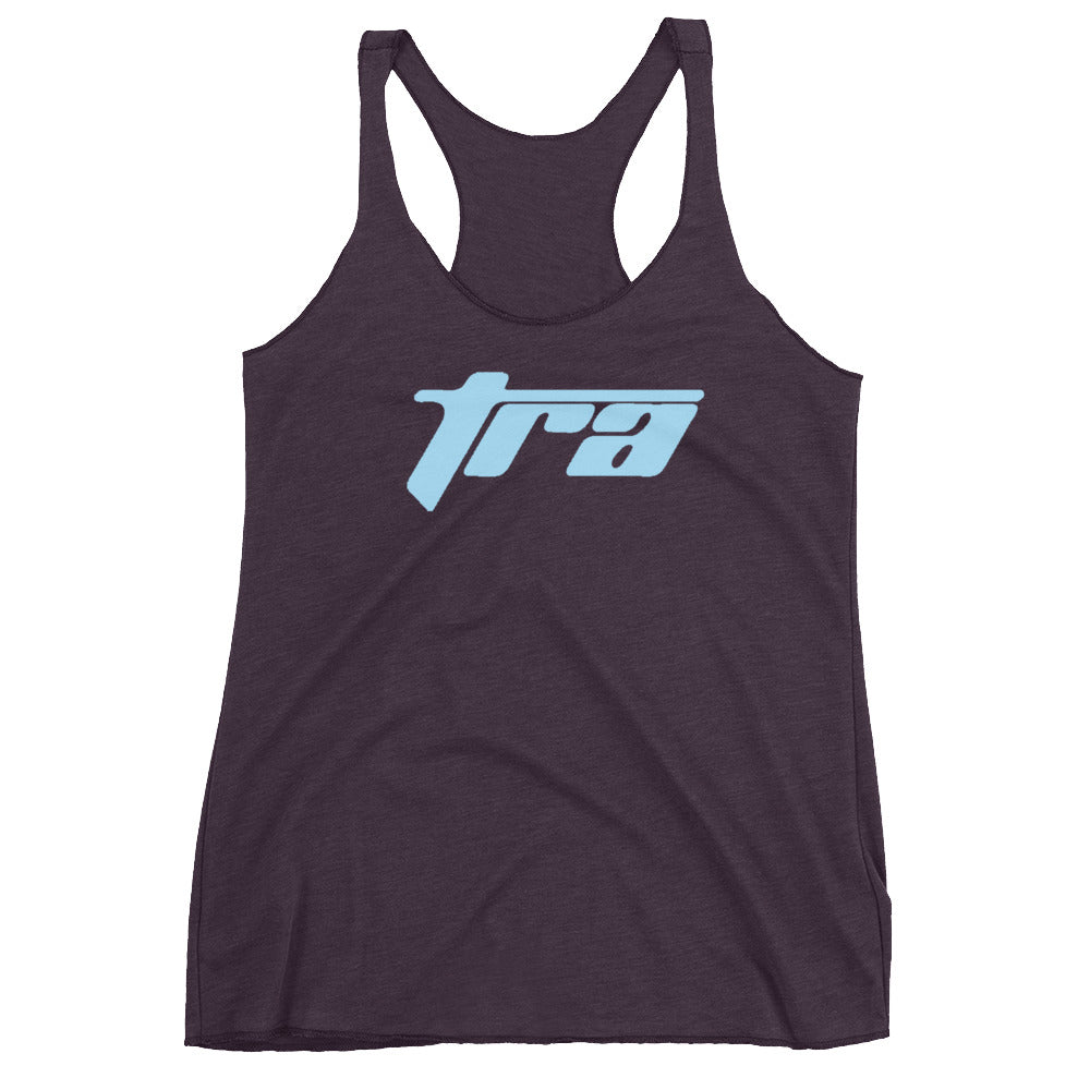 Trained Ready & Armed 2.0P Women's Racerback Tank - Light Blue Print - Trained Ready Armed Apparel