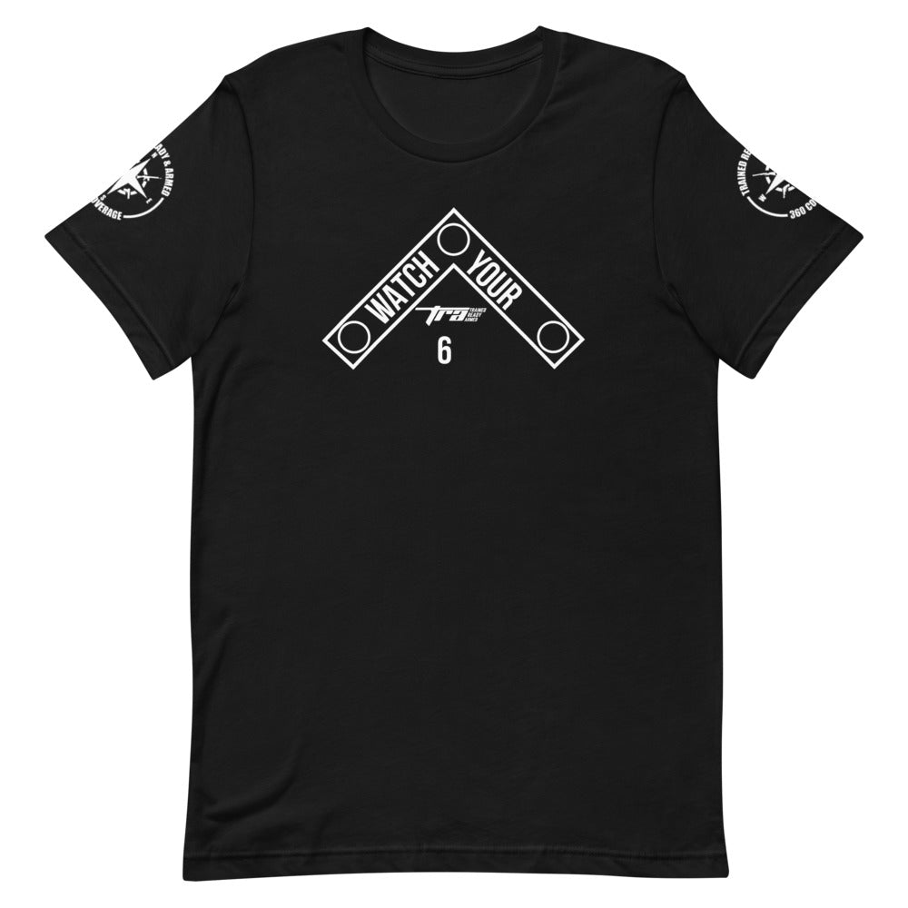 TRA WY6 (DB) Short-Sleeve Unisex T-Shirt - Trained Ready Armed Apparel