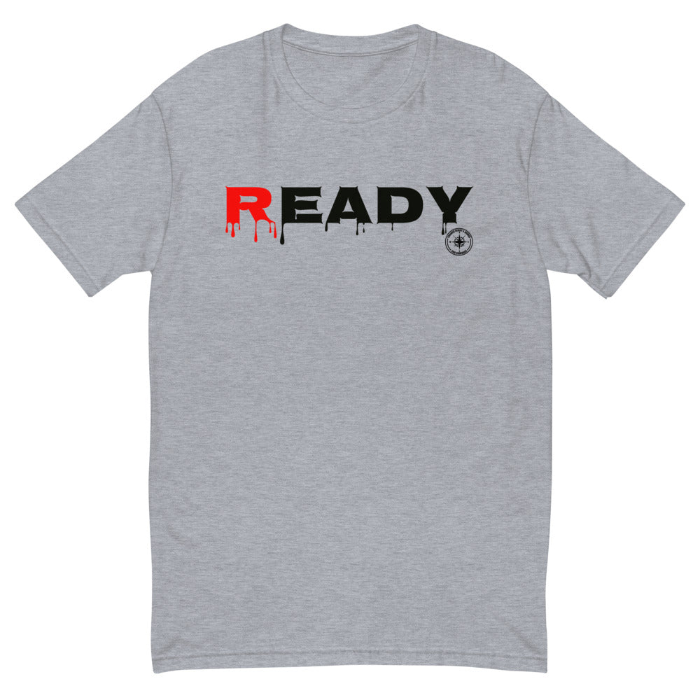 TRAINED READY ARMED (READY BL-360) MEN'S FITTED Short Sleeve T-shirt - Trained Ready Armed Apparel
