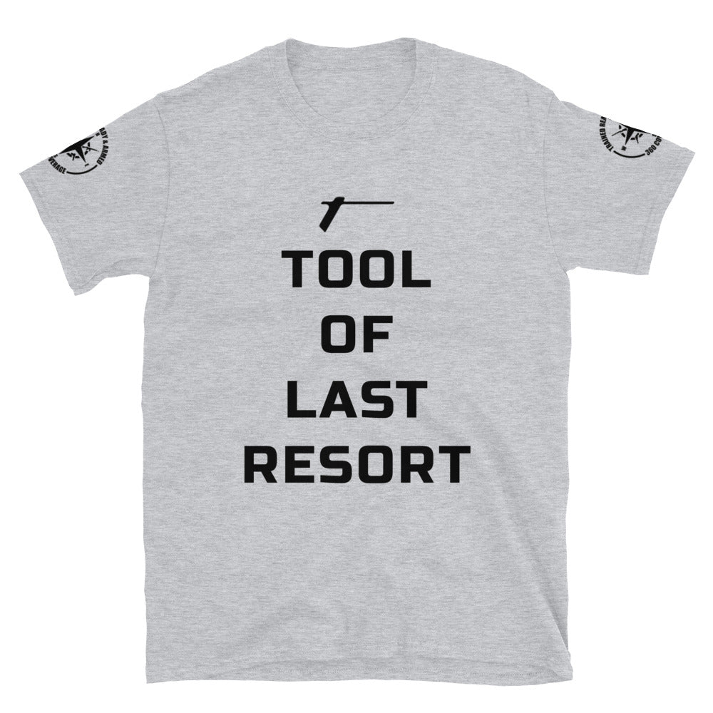 Trained Ready Armed Tool of Last Resort Short-BP-Sleeve Unisex T-Shirt - Trained Ready Armed Apparel