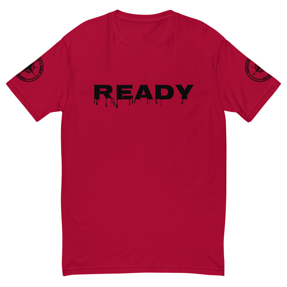 TRAINED READY ARMED (READY-B- 360SL -BP-524) MEN'S PREMIUM FITTED Short Sleeve T-shirt - Trained Ready Armed Apparel