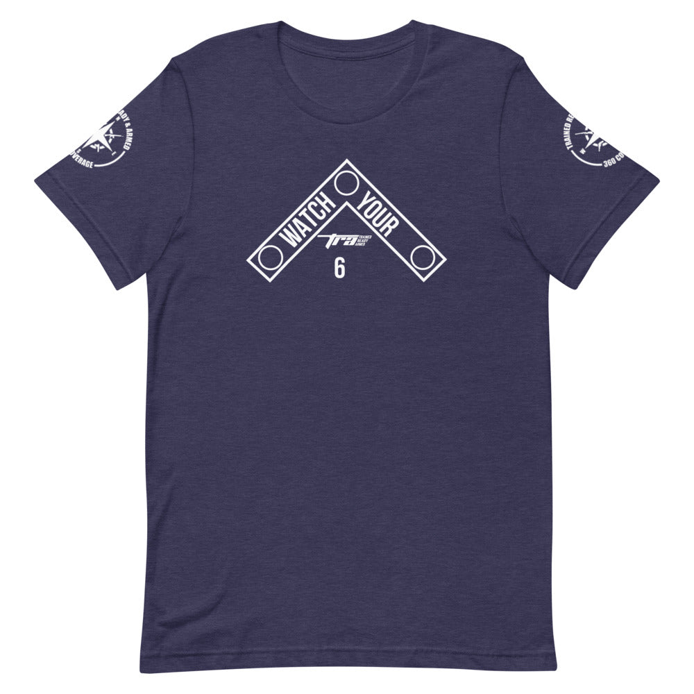 TRA WY6 (DB) Short-Sleeve Unisex T-Shirt - Trained Ready Armed Apparel