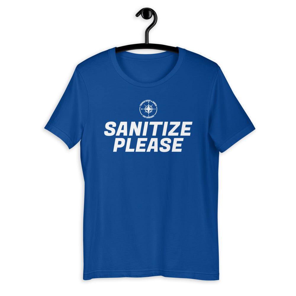 Trained Ready Armed 360 WG Sanitize Pls (WP) Short-Sleeve Unisex T-Shirt - Trained Ready Armed Apparel