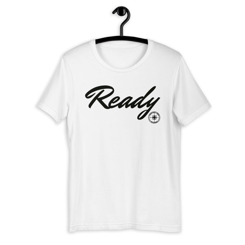 TRAINED READY ARMED (Ready Signature -BP 524) Short-Sleeve Unisex T-Shirt - Trained Ready Armed Apparel