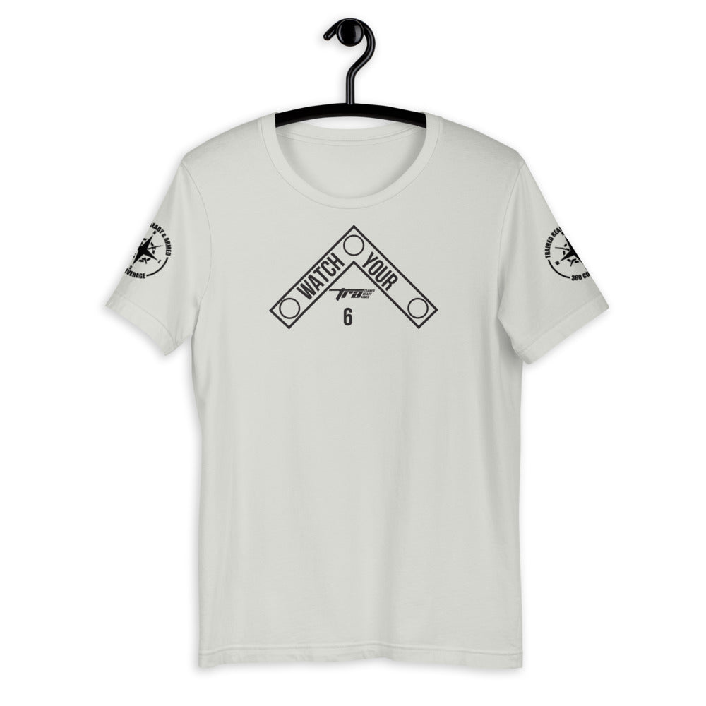 TRA. WY6 DB hort-Sleeve Unisex T-Shirt - Trained Ready Armed Apparel