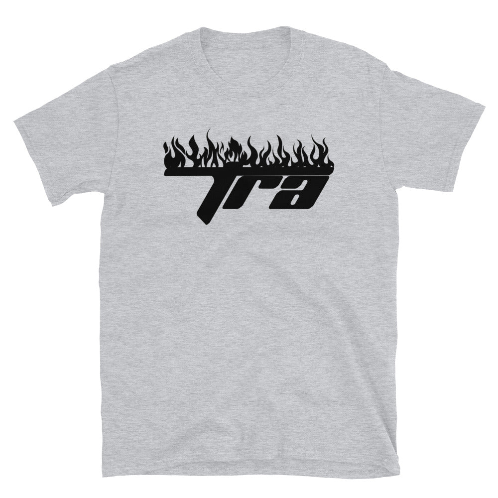TRAINED READY ARMED BP Just Flames-O Short-Sleeve Unisex T-Shirt - Trained Ready Armed Apparel
