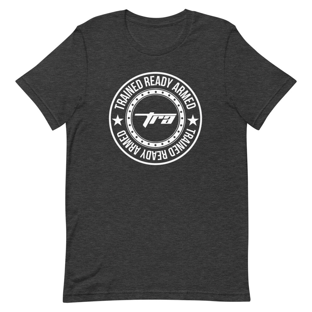 TRA 4.0 Cir-O (WP) Short-Sleeve Unisex T-Shirt - Trained Ready Armed Apparel
