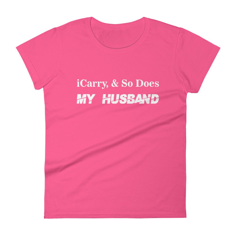 TRA ICarry- Husband (WP) Women's short sleeve t-shirt - Trained Ready Armed Apparel
