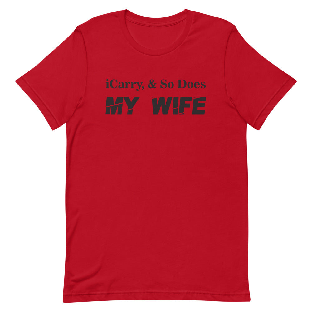 TRA iCarry-wife 5.0 (BP) Short-Sleeve Men's T-Shirt - Trained Ready Armed Apparel