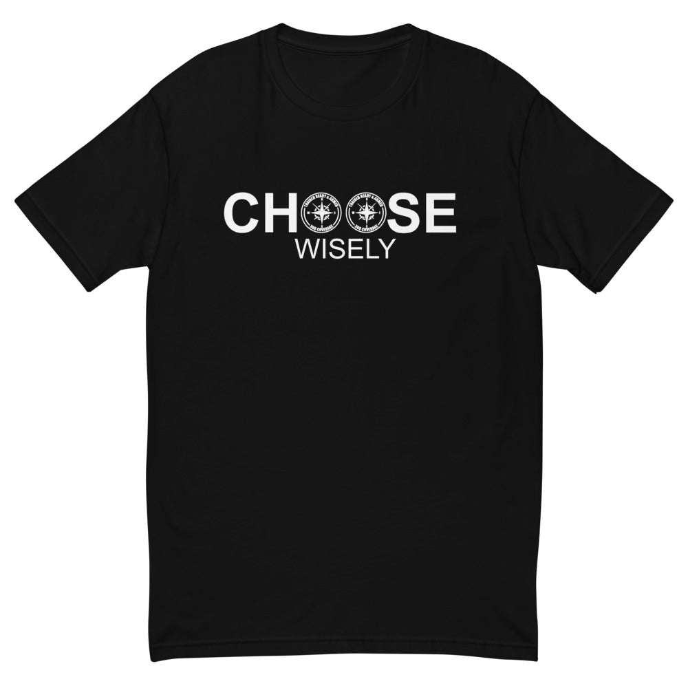 TRAINED READY ARMED (CHOOSE WISELY 360 WP-524) MEN'S PREMIUM FITTED Short Sleeve T-shirt - Trained Ready Armed Apparel