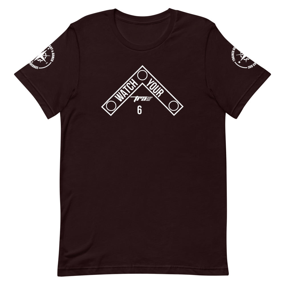 TRA WY6 (DB) Short-Sleeve Unisex T-Shirt - Trained Ready Armed Apparel