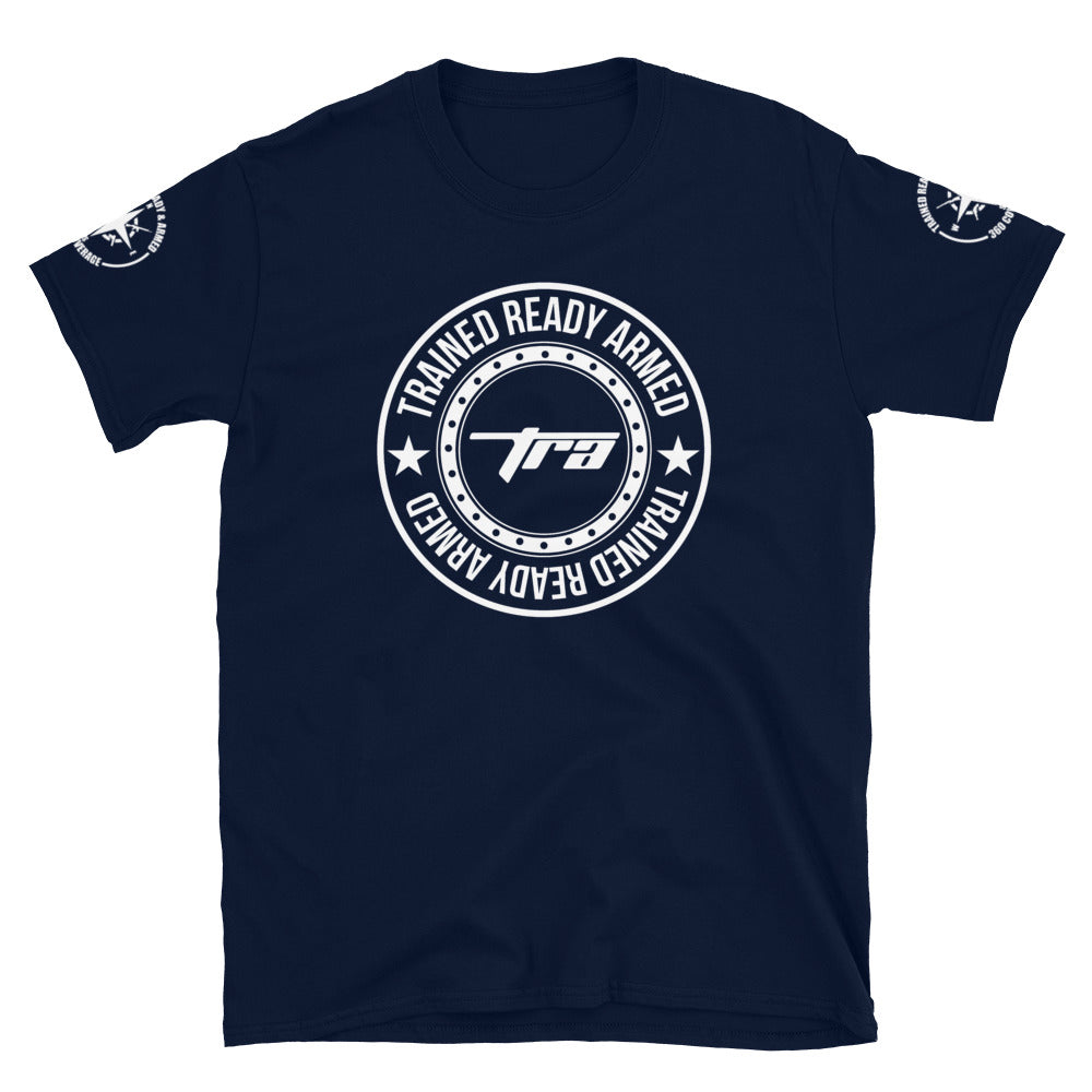 TRA 4.0 Cir (WP) Short-Sleeve Unisex T-Shirt - Trained Ready Armed Apparel
