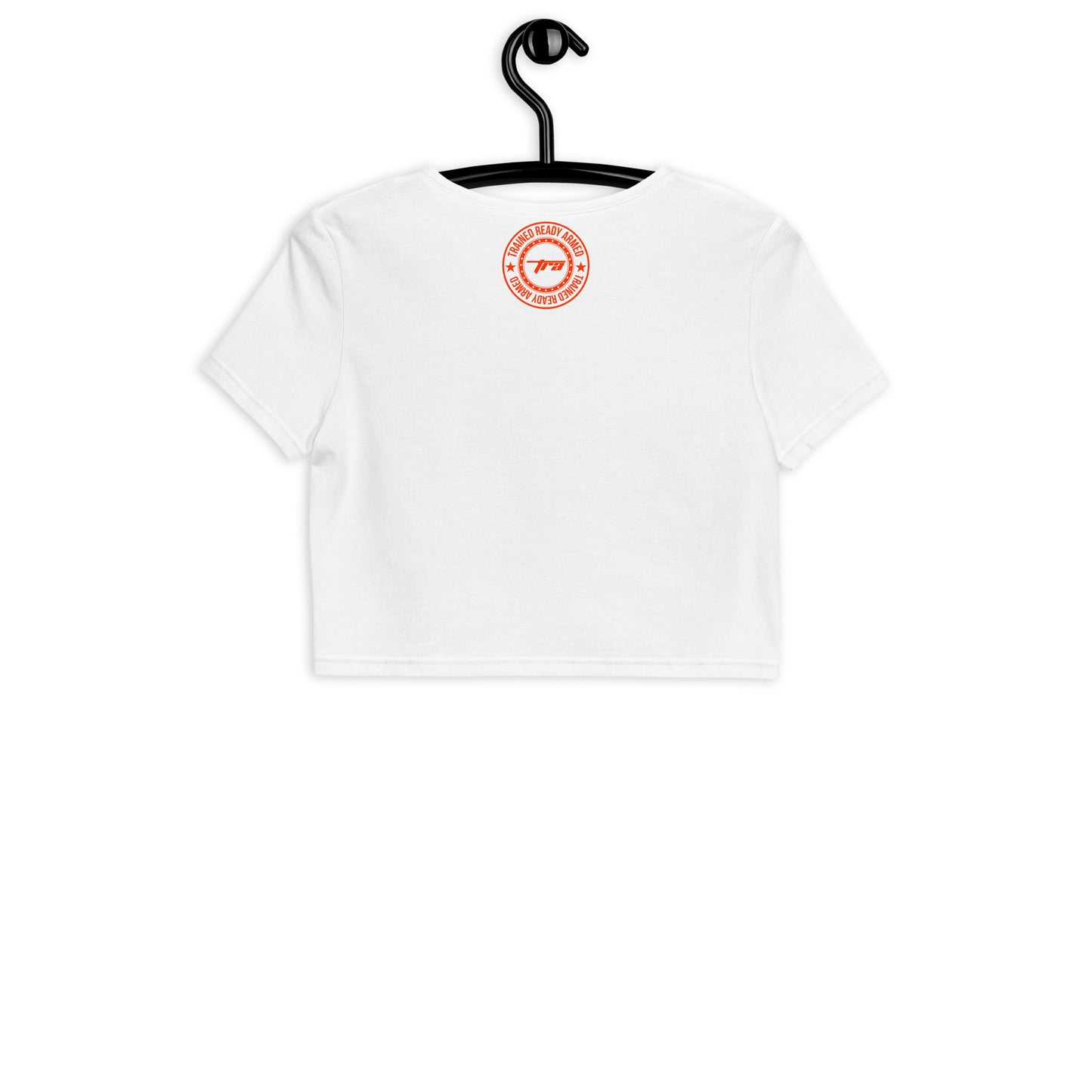 TRA "Born Ready" Organic Crop Top - Trained Ready Armed Apparel
