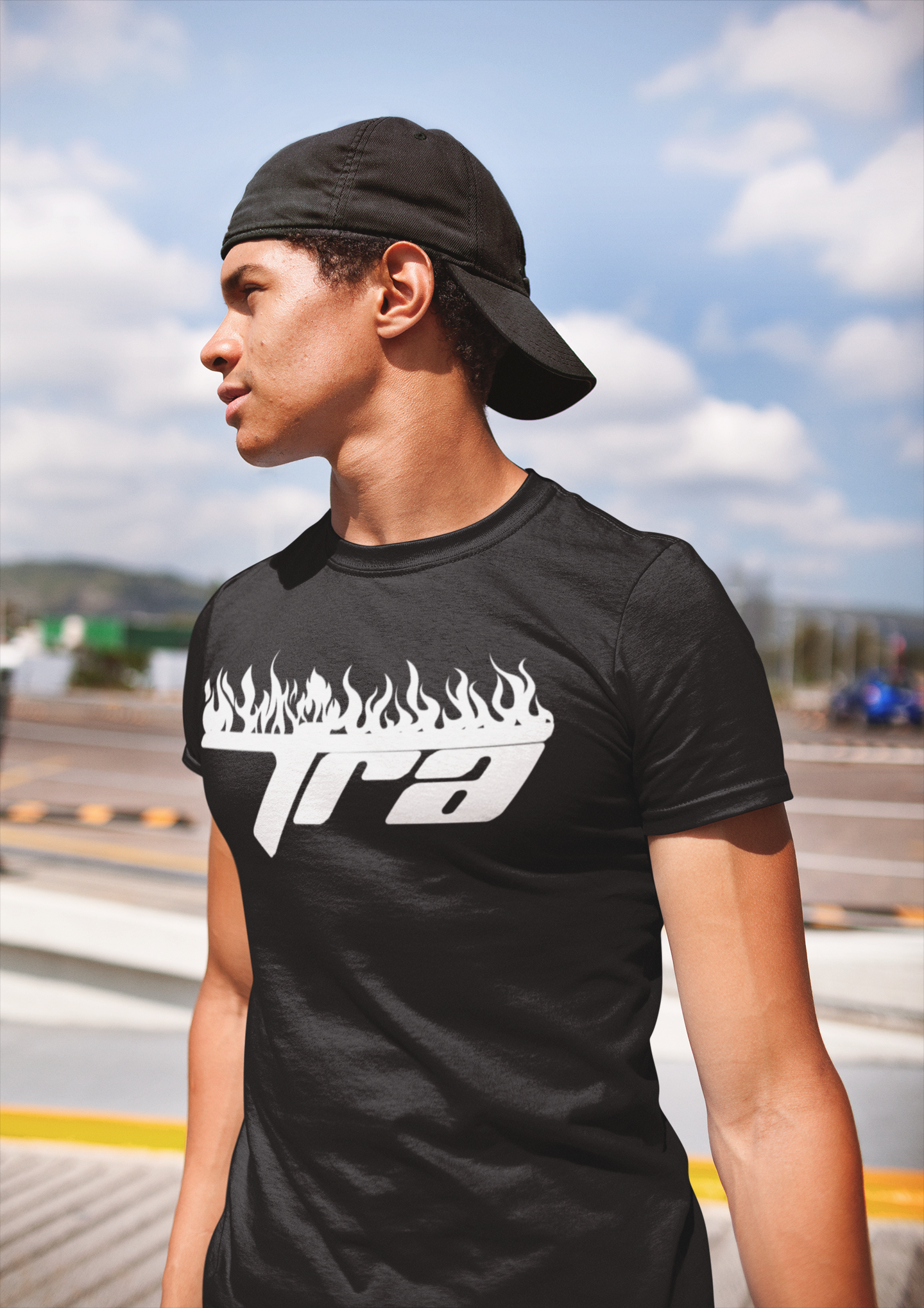 TRAINED READY ARMED BP Just Flames -O Short-Sleeve Unisex T-Shirt - Trained Ready Armed Apparel