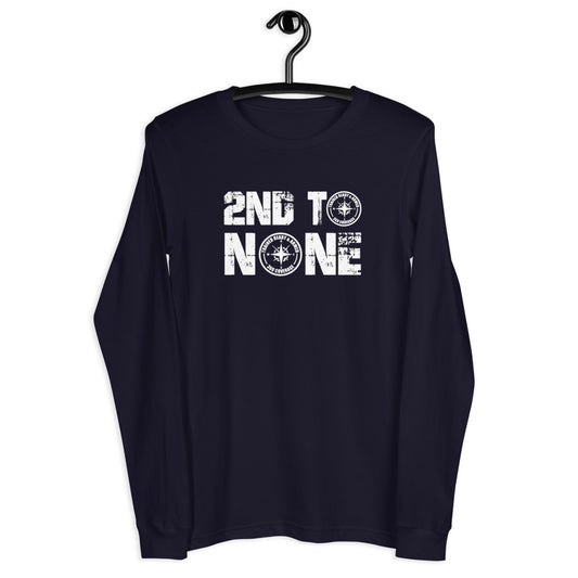 TRA "2ND TO NONE" Men’s Long Sleeve T-Shirt - Trained Ready Armed Apparel
