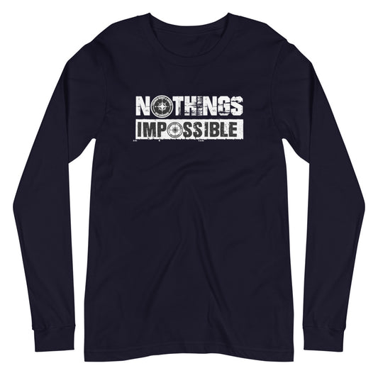 TRA "NOTHINGS IMPOSSIBLE-WP" Men’s  Long Sleeve Tee - Trained Ready Armed Apparel