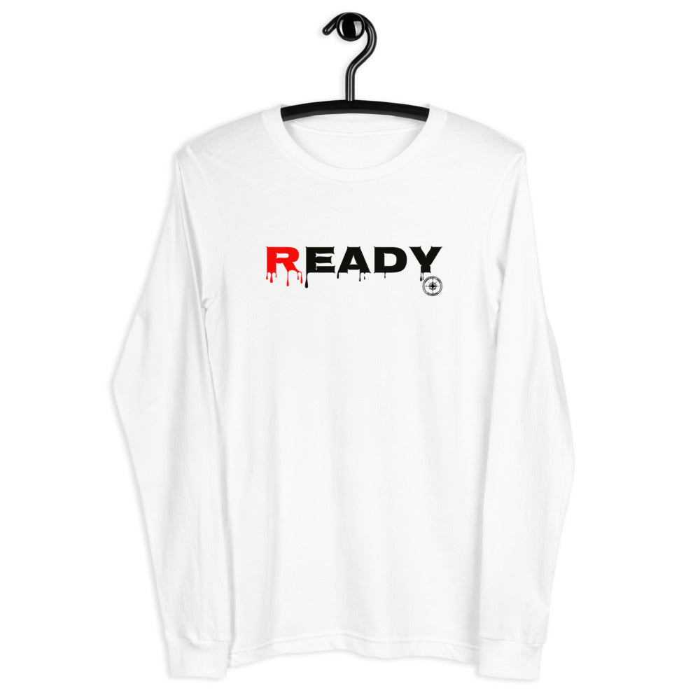 TRAINED READY & ARMED "Ready BL" Men’s Long Sleeve Tee - Trained Ready Armed Apparel