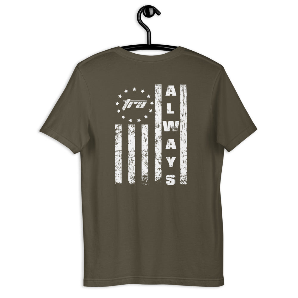 TRA Always- W Basic Short-Sleeve Unisex T-Shirt - Trained Ready Armed Apparel
