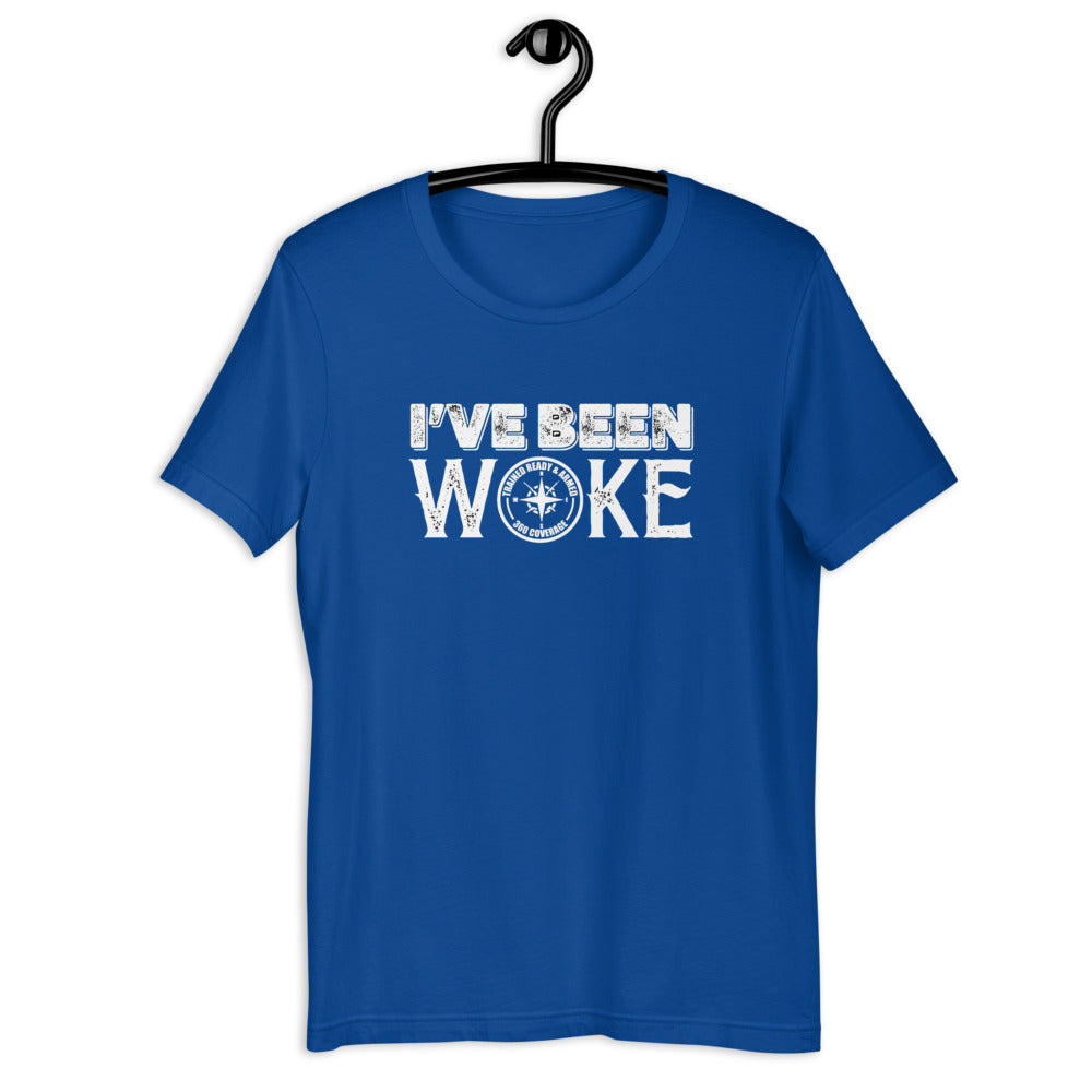 TRA "I'VE BEEN WOKE" Men's Short-Sleeve T-Shirt - Trained Ready Armed Apparel