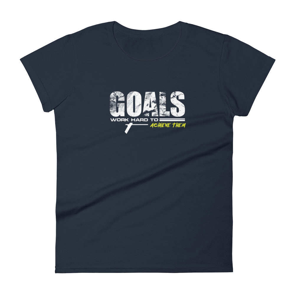 TRA "GOALS" Women's short sleeve t-shirt - Trained Ready Armed Apparel