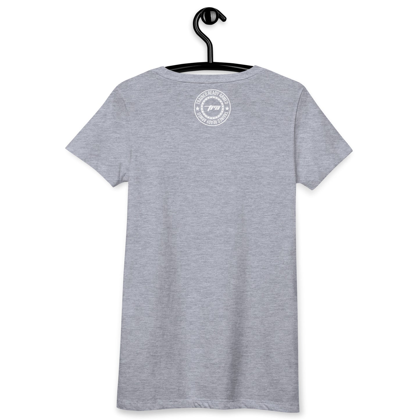 TRA "Watch Your 6" Women’s fitted t-shirt - Trained Ready Armed Apparel
