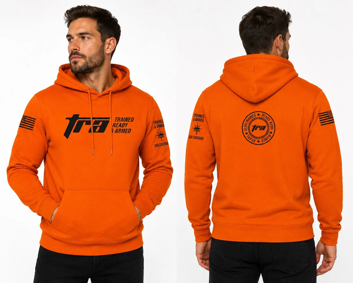 TRA Men’s 360° Signature Hoodie – Orange