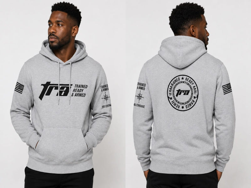 TRA Men’s 360° Signature Hoodie – Grey