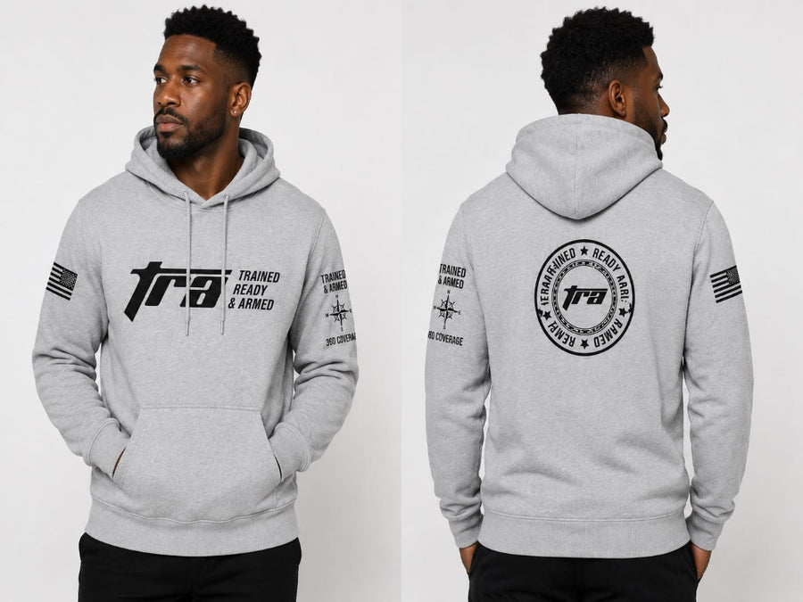 TRA Men’s 360° Signature Hoodie – Grey