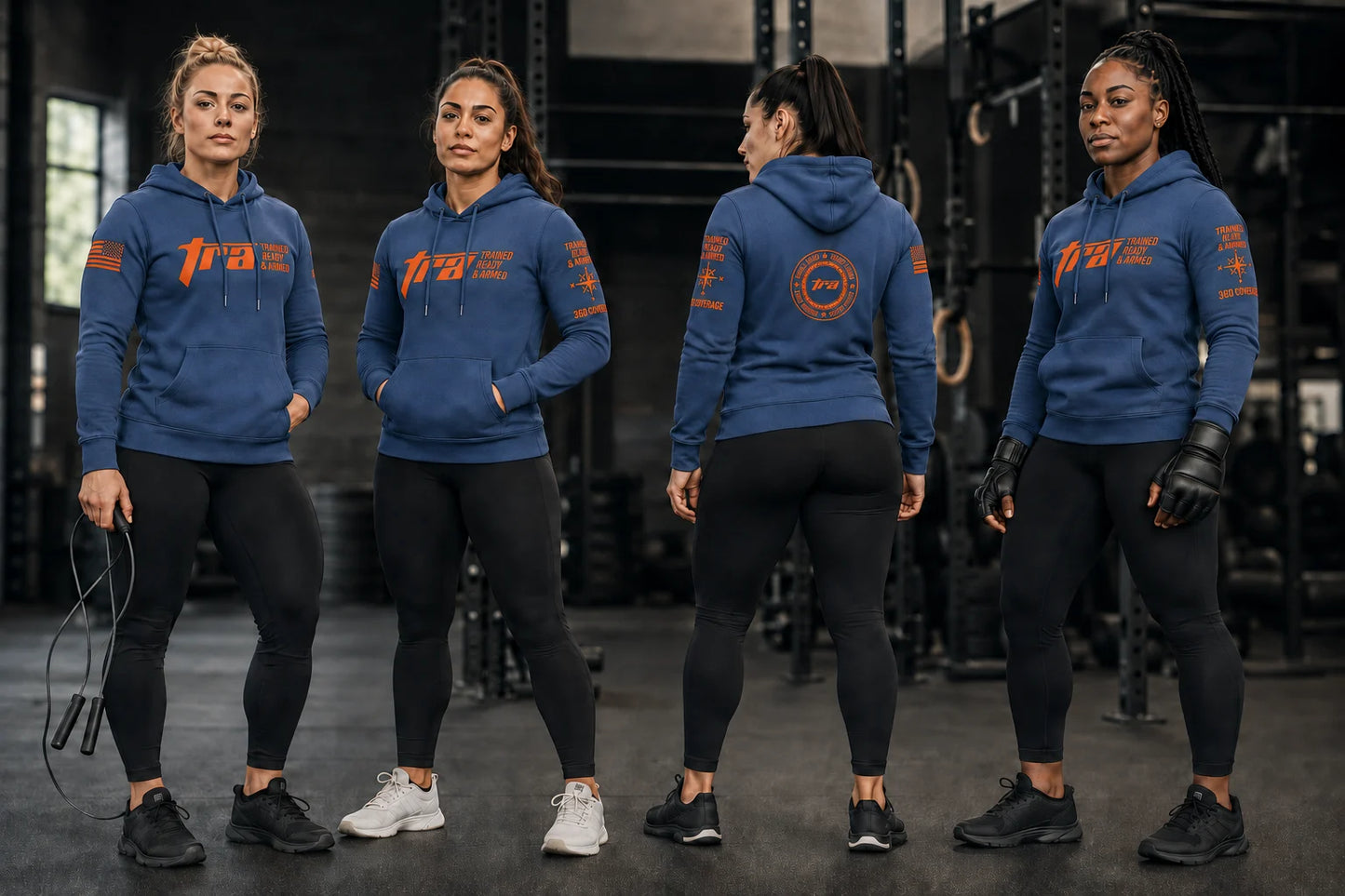 TRA Women’s 360° Signature Hoodie – Blue
