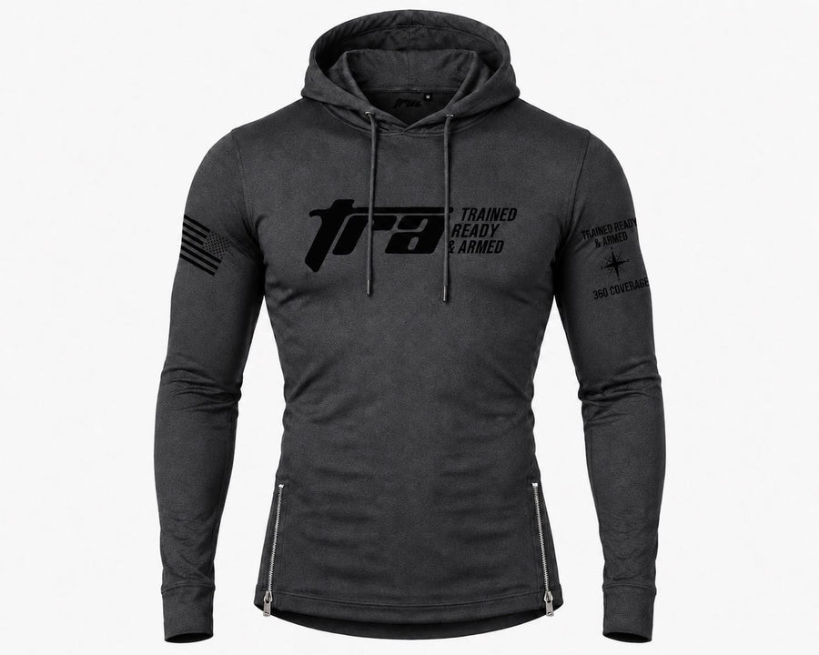 TRA Men’s 360° Performance Hoodie – Charcoal