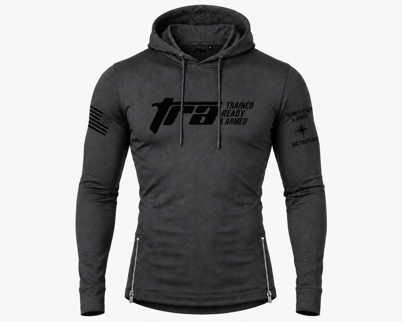 TRA Men’s 360° Performance Hoodie – Charcoal