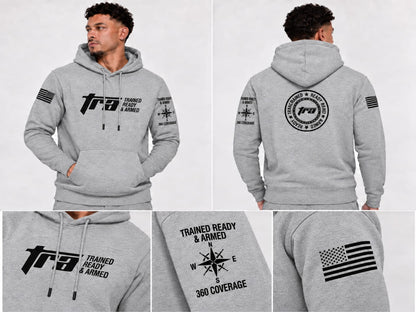 TRA Men’s 360° Signature Hoodie – Grey