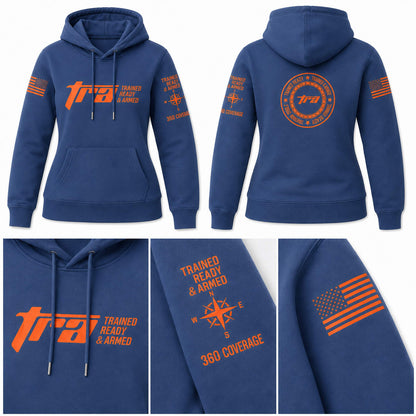 TRA Women’s 360° Signature Hoodie – Blue