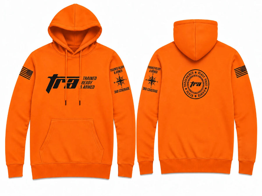 TRA Men’s 360° Signature Hoodie – Orange