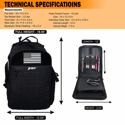 Trained Ready & Armed Tactical Range Bag - Trained Ready Armed Apparel