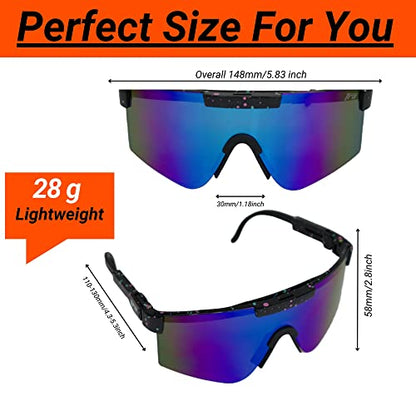Trained Ready Armed Polarized Viper Sunglasses - Baseball, Cycling & Sports Glasses (C5) - Trained Ready Armed Apparel