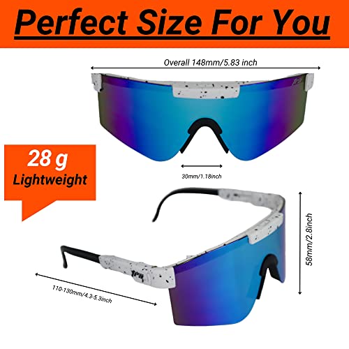 Trained Ready Armed Polarized Viper Sunglasses - Baseball, Cycling & Sports Glasses (C10) - Trained Ready Armed Apparel