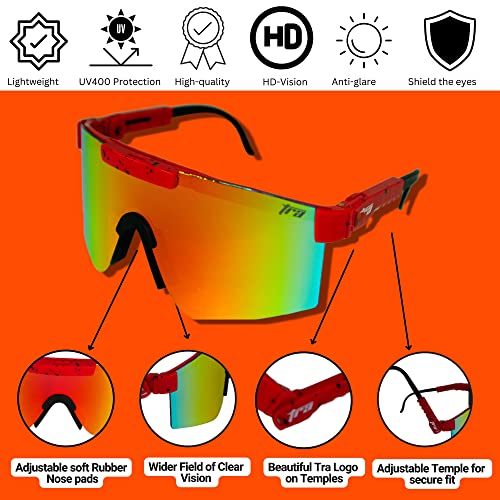 Trained Ready Armed Polarized Viper Sunglasses - Baseball, Cycling & Sports Glasses (C9) - Trained Ready Armed Apparel