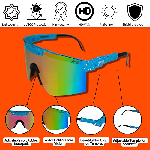 Trained Ready Armed Polarized Viper Sunglasses - Baseball, Cycling & Sports Glasses (C13) - Trained Ready Armed Apparel