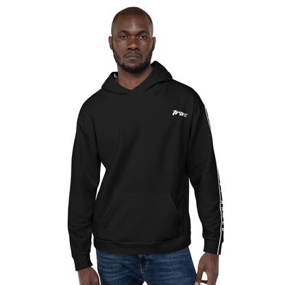 Trained Ready Armed Lining Designed Black & White Hoodie - Trained Ready Armed Apparel
