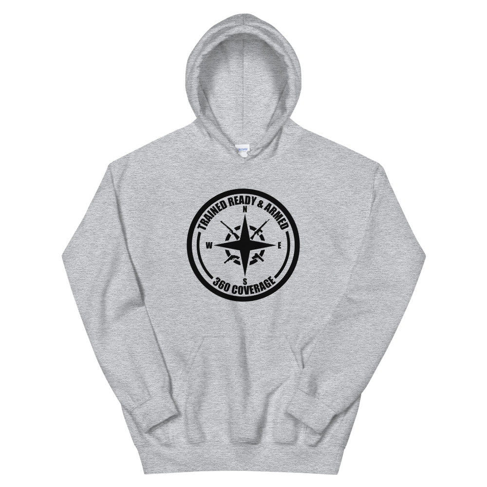 Trained Ready Armed 306 Cir-BT Men's Hoodie - Trained Ready Armed Apparel