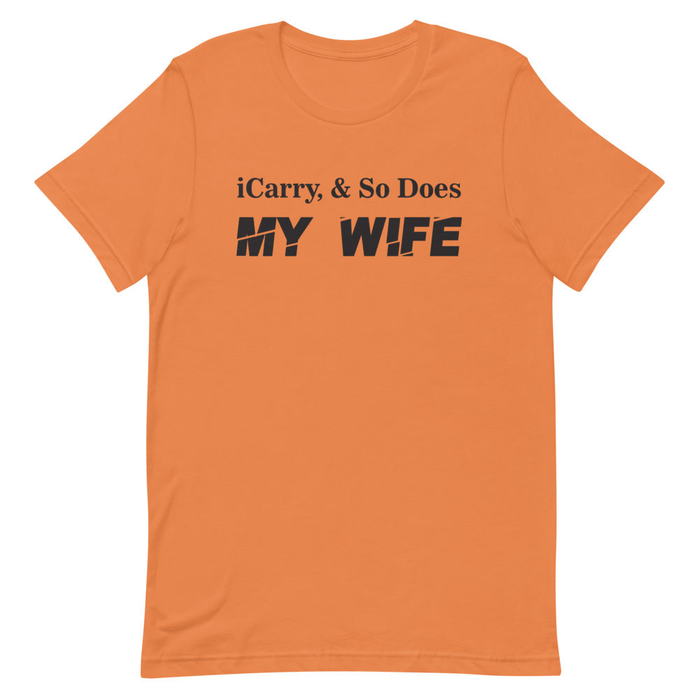 TRA iCarry-wife 5.0 (BP) Short-Sleeve Men's T-Shirt - Trained Ready Armed Apparel